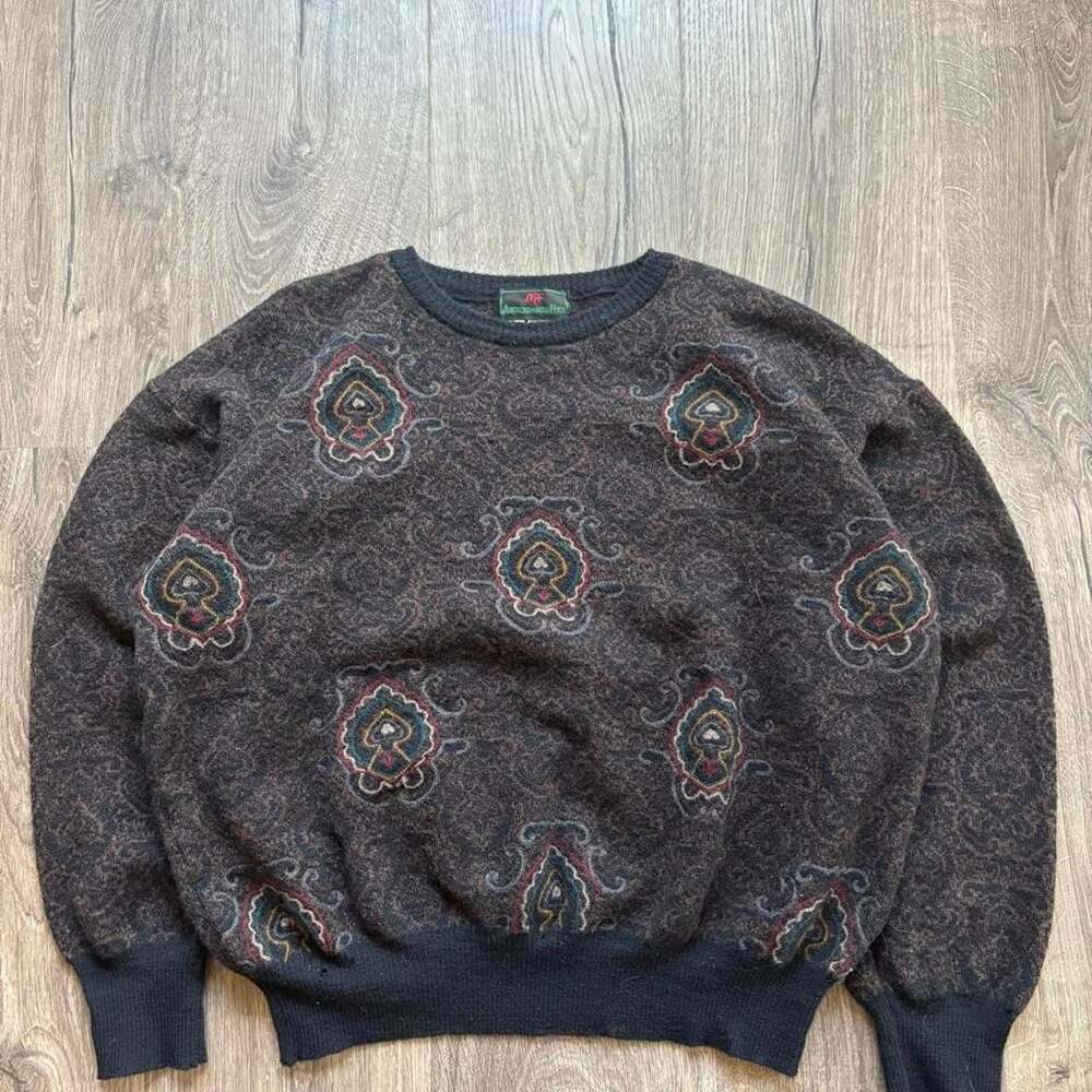 Vintage Abercrombie & Fitch Wool Patterned Sweater